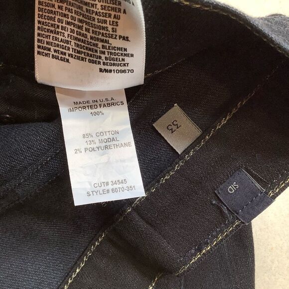 Citizens Of Humanity Sid‎ Straight 33X37 Extra Long Dark Wash - Picture 5 of 6